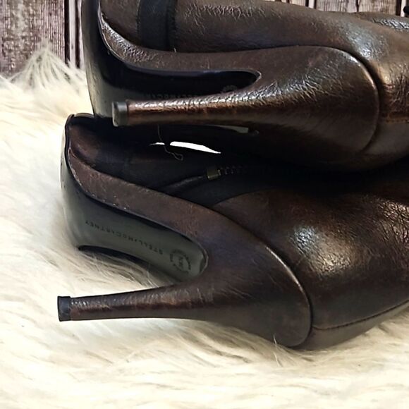 Stella McCartney Heeled Stiletto Sock Cuffed Knee High Boot 6.5 - Picture 10 of 16